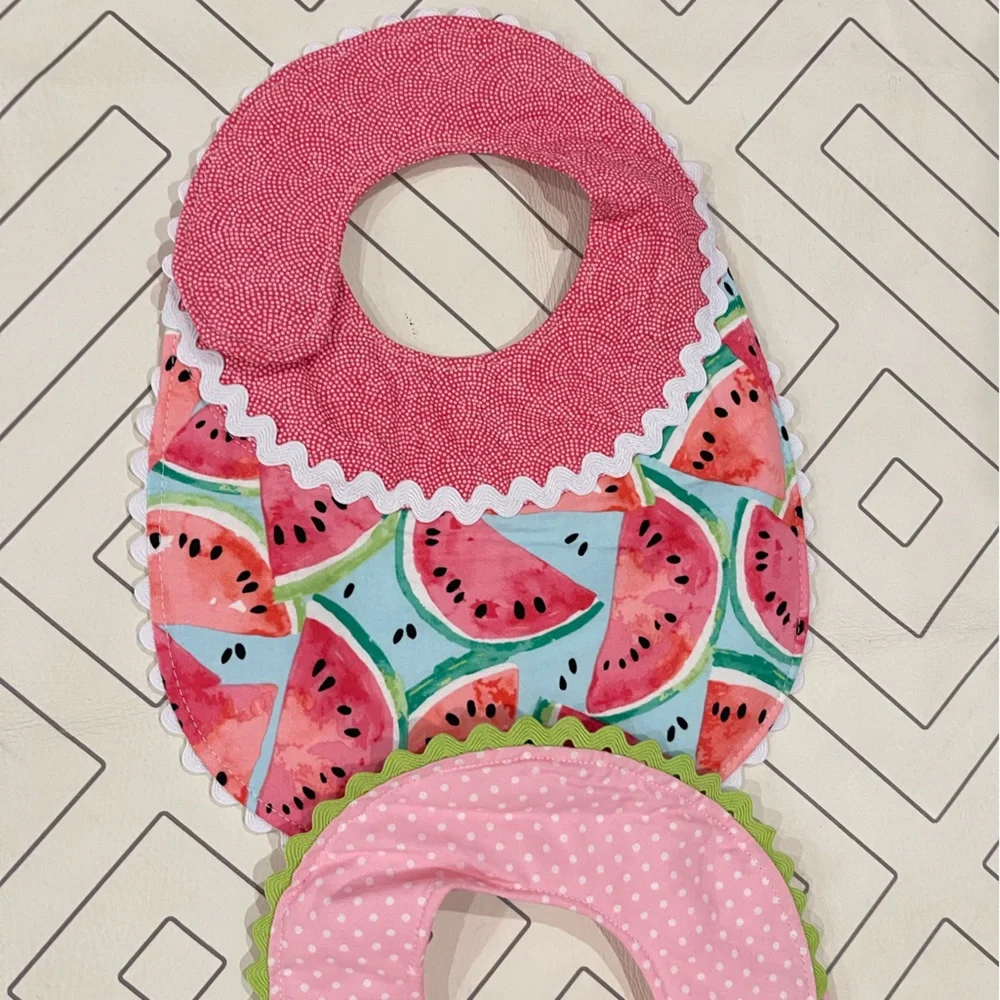 Bundle of Handmade Baby Bibs